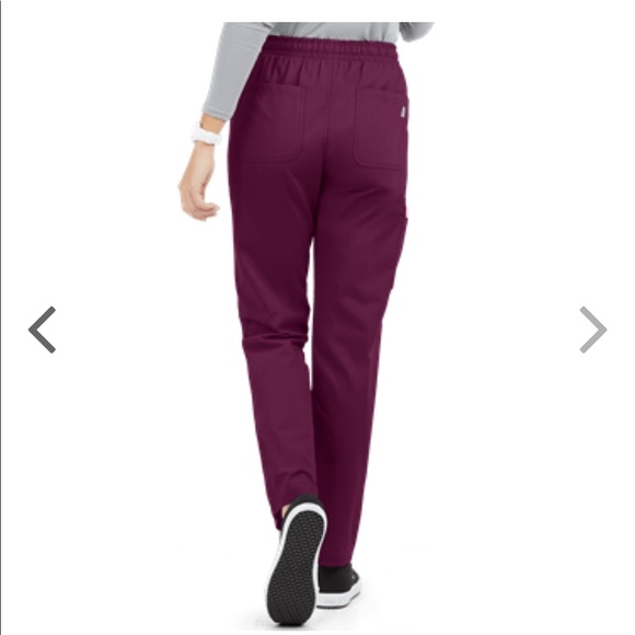 Butter Soft Scrub Pants - Wine - Medium - Picture 2 of 6